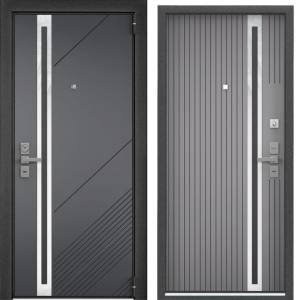 Входная стальная дверь Torex ULTIMATUM NEXT 762360 ПВХ Оскуро/ПВХ Гриджио 2050x880