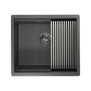 Кухонная мойка Granula Kitchen Space KS-5045U графит матовый