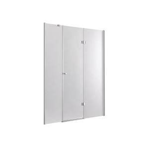 Душевая дверь в нишу Cezares VERONA-W-B-13-40+60/60-P-Cr-R профиль хром, стекло матовое, 160x195