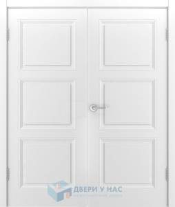 Двустворчатая дверь эмаль Шейл Дорс Беллини-333 глухая белый 600x2000