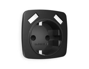 Лицевая панель для электрической розетки с заземлением со шторками 2USB A+A Ambrella Volt Omega OP8090