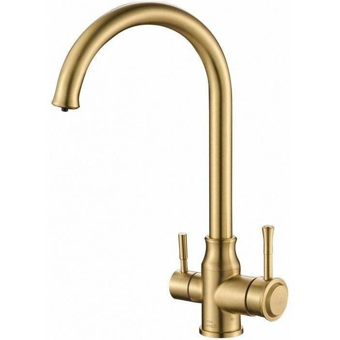 Смеситель для кухни Zorg Steel Hammer SH 763 INOX BRONZE PVD