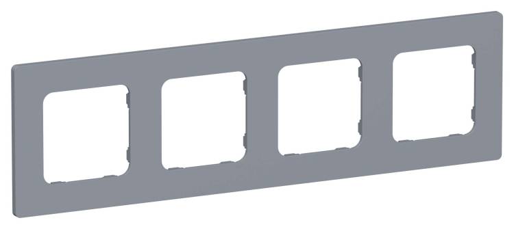 Рамка 4-постовая IEK Flite FI-M42-32-20-K35 маренго