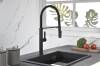 Смеситель для кухни Paulmark Barrel Ba214029-AN с гибким изливом, антрацит фото 3