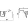 Держатель для туалетной бумаги и освежителя Savol 87 S-R08751 хром фото 2