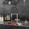 Смеситель для кухни Elghansa 56F5511-Steel с гибким изливом с выходом под фильтр фото 3