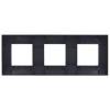 Рамка 3-постовая IEK Skandy SK-M32-K53 графит фото 3