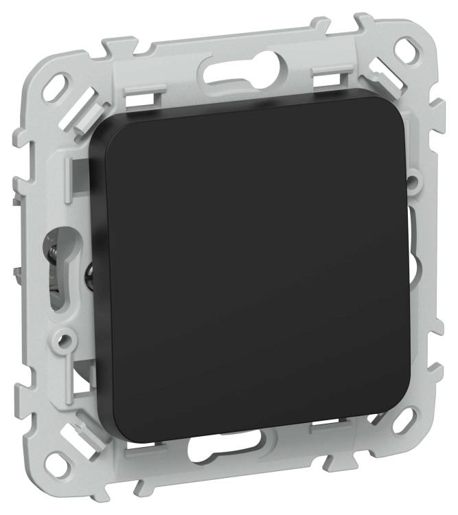 Выключатель 1-клавишный проходной IEK Flite FI-V18-0-10-1-K02 черный