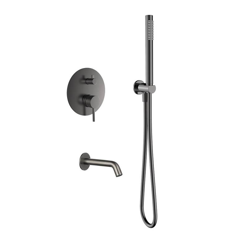 Душевой комплект AQUAme AQM8406GM металл