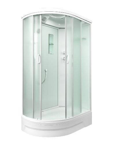 Душевая кабина Mirwell MR351226R-C3-RUS профиль белый, стекло матовое, 120x80x226