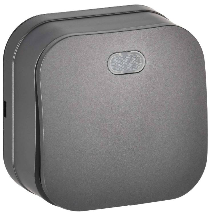 Выключатель 1-клавишный IEK Glory EVH11-K46M-10 сталь матовый