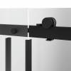 Душевая дверь Kerama Marazzi Cristallo CT.140.1/2.SD.BLK.M раздвижная, с функцией soft close, профиль матовый черный, 140х210 фото 4