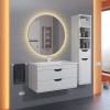 Зеркало Uperwood Modul 2949345681 с подсветкой, бесконтактный сенсор, антизапотевание, круглое, теплая подсветка, 80x80 см фото 2
