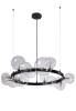 Люстра Crystal Lux Agata Sp15 V2 Black/Transparente