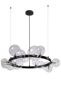 Люстра Crystal Lux Agata Sp15 V2 Black/Transparente