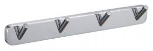 Вешалка Wonzon & Woghand WW-6645 с 4 крючками, хром