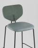 Стул полубарный Stool Group Masey B2339-H65 M8539+Curio-37 зеленый со светло-зеленой экокожей фото 8