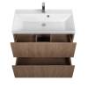 Тумба с раковиной Art&Max Verona-Push Коричневый, 60x80 фото 4