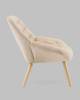 Кресло Stool Group Олби Страйпс QH-2805K 263-2 dark beige бежевый фото 3