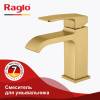 Смеситель для раковины Raglo R02.10.03 золотой сатин фото 4