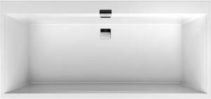 Квариловая ванна Villeroy&Boch Squaro Edge 12 UBQ180SQE2DV-01 180x80 alpin