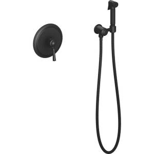 Гигиенический душ Timo Arisa 5309/03SM черный, со смесителем, с внутренней частью