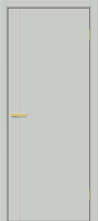 Межкомнатная дверь Глухая Bravo Браво-0.10.П 169-1081 Полотоно Grey Silk 2000х600