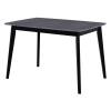 Стол Bradex Home Oslo RF 0009 бетон портленд, черный 120(160)x80x76