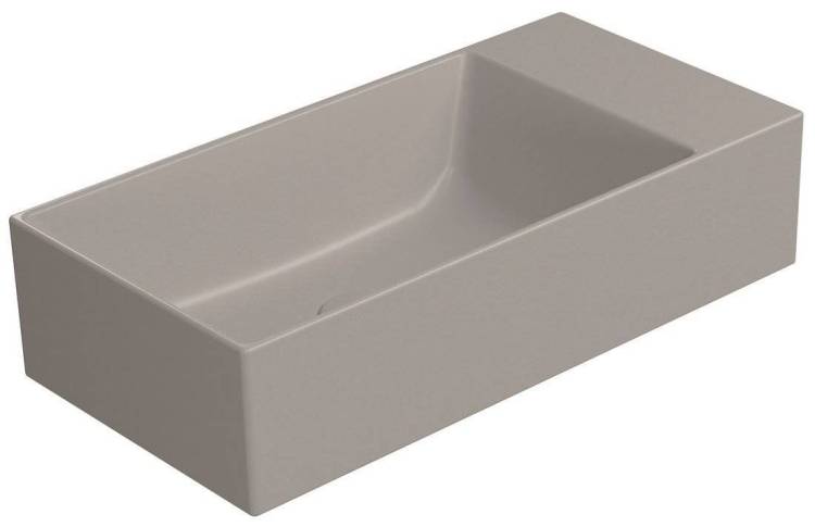 Раковина GSI Kube X 9486005 серый беж матовый, 50x25