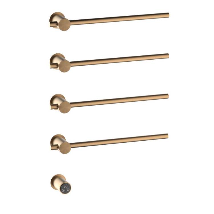 Полотенцесушитель электрический Timo Saona 040/19SM встраиваемый, розовое золото