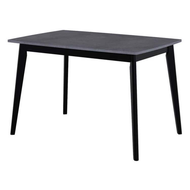 Стол Bradex Home Oslo RF 0009 бетон портленд, черный 120(160)x80x76