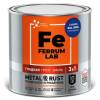 Грунт-эмаль по ржавчине 3 в 1 FERRUM LAB глянцевая синяя RAL 5005 0.75 л