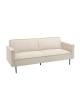 Диван-кровать Stool Group Кассель vd-cassel-cl-bone молочный, велюр рельефный