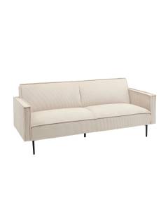 Диван-кровать Stool Group Кассель vd-cassel-cl-bone молочный, велюр рельефный