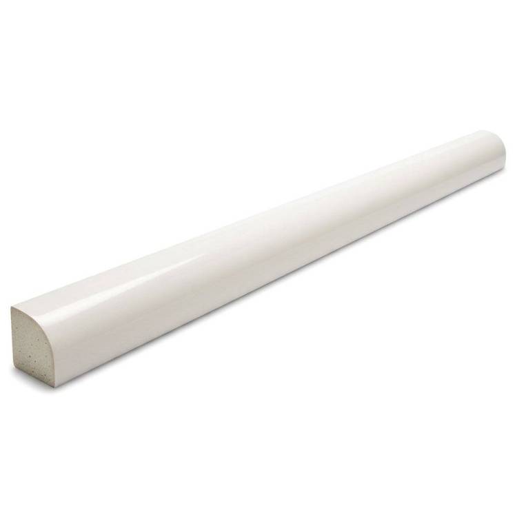 Бордюр Equipe Vibe 28884 Jolly Gesso White Matt 1.2x20