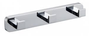 Вешалка Wonzon & Woghand WW-9535 с 3 крючками, хром
