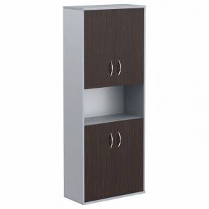 Шкаф комбинированный Skyland Imago 00-07010118, 7010118, СТ-1.5 Венге Магия/Металлик