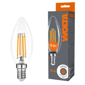 Светодиодная лампа Wolta Filament WF-C35-9W4KE14