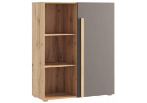 Стеллаж Woodville Чернин 561141 дуб вотан, графит
