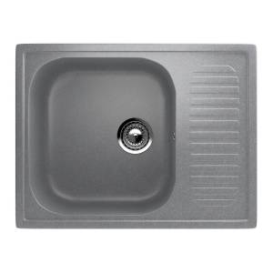 Мойка кухонная Uperwood Simple (Симпл) UPD-301-342 графитовая, 64x49