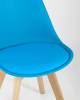 Набор из 4 стульев Stool Group Frankfurt Y863 aqua X4 бирюзовый фото 8