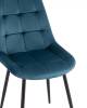 Стул Stool Group Флекс OS-2499-V seat HLR-63 DUAL X2 велюр сине-зеленый (набор 2 шт) фото 7