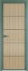 Межкомнатная дверь Profil Doors 5 AX цвет профиля Зеленый воск, стекло безопасное 6 мм мору золото 700x2000