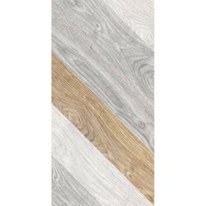 Керамогранит Керамин Ноттингем 7Д Тип 1 Серый Шеврон 30x60