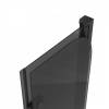 Шторка на ванну Maretti Valentina VA41R8014098-560 профиль черный, стекло тонированное, 80x140 см фото 6