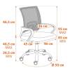 Кресло компьютерное Tetchair BM-520M 24593 розовый фото 13