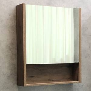 Зеркало-шкаф Comforty Марио 60 дуб темный