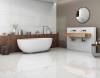 Керамогранит Global Tile Princess GT40805853MR Белый волна 40x80 фото 2