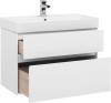 Тумба с раковиной Aquanet Бруклин 85 212598 белый, 572x850x437 фото 2