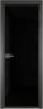 Межкомнатная дверь Profil Doors 1 AV цвет профиля Серая ночь, стекло безопасное 6 мм черный триплекс 700x2000